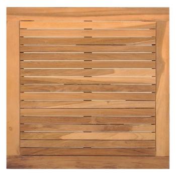 5-teiliges Garten Essgruppe Massivholz Teak, 2-teiliges Gartenbank Set Massivholz Teak, Gartentisch 60x60x30 cm Massivholz Teak