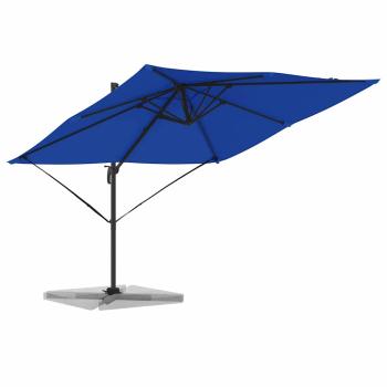 Patio-Schirm Azurblau Aluminium, Polyester 3m
