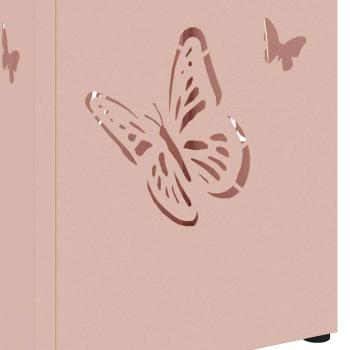 Regenschirmständer Rosa Metall Standard Dekorative Intarsien