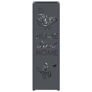 Regenschirmständer Anthrazit Metall Mittel Muster