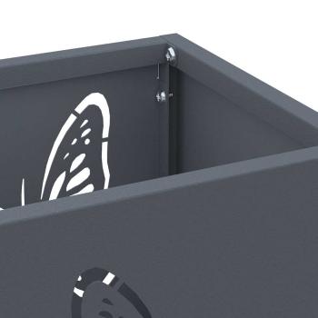 Regenschirmständer Anthrazit Metall Mittel Muster