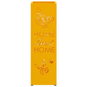 Regenschirmständer Senfgelb Metall Standard Dekorative Intarsien