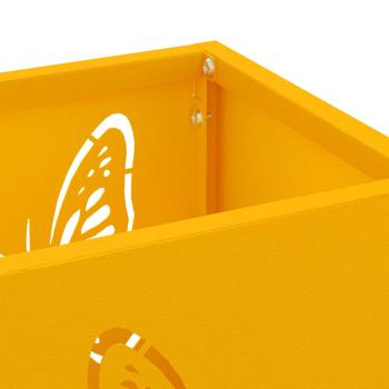 Regenschirmständer Senfgelb Metall Standard Dekorative Intarsien