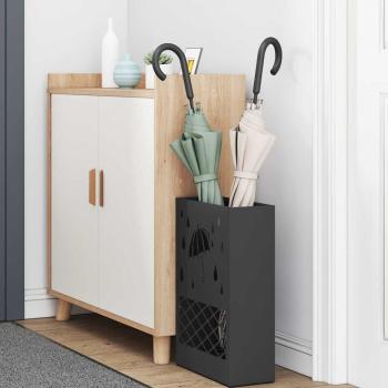 Regenschirmständer Schwarz Metall Mittel Regenschirmständer