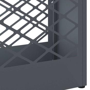 Regenschirmständer Anthrazit Metall Mittel Dekorative Intarsien