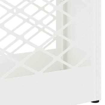 Regenschirmständer Weiß Metall Mittel Dekorative Ausschnitte