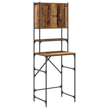 Waschmaschinen-Schrank Altes Holz 68x48,5x194 cm