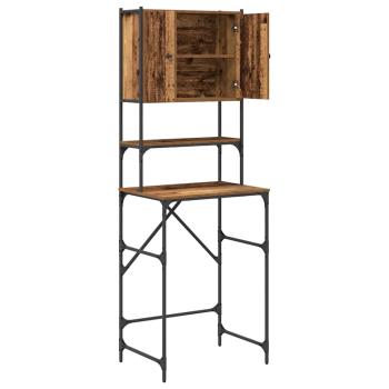 Waschmaschinen-Schrank Altes Holz 68x48,5x194 cm