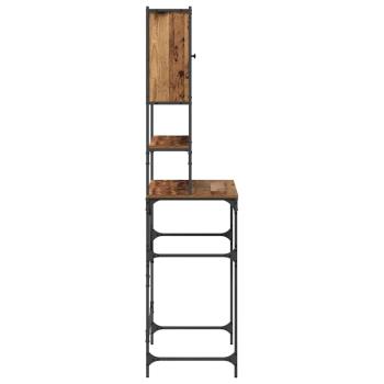 Waschmaschinen-Schrank Altes Holz 68x48,5x194 cm