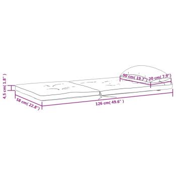 Adirondack-Auflagen 2 Stk. Rot Oxford-Gewebe