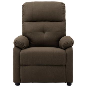 Relaxsessel Braun Stoff
