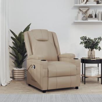 ARDEBO.de - Aufstehsessel Cappuccino-Braun Kunstleder