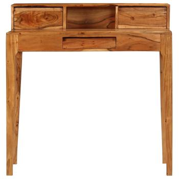 Schreibtisch mit Schubladen Massivholz 88 x 50 x 90 cm