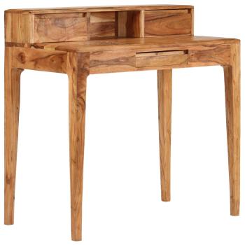 Schreibtisch mit Schubladen Massivholz 88 x 50 x 90 cm
