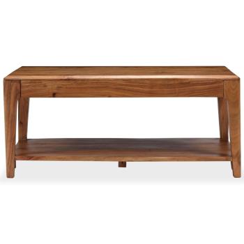 Couchtisch Massivholz 88x50x38 cm