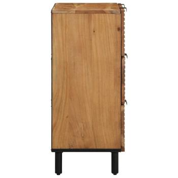 2er Set Akazien Sideboards 60x33x75 cm
