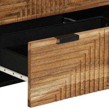 2er Set Akazien Sideboards 60x33x75 cm