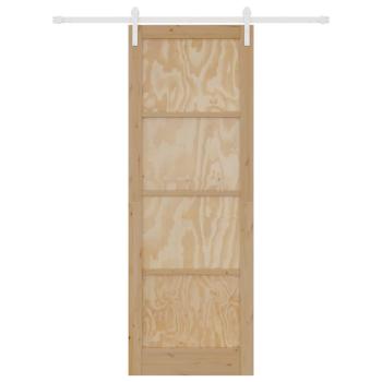 Schiebetür mit Zubehörset 83x232 cm Massivholz Kiefer, Innentür ORKDAL 83x232 cm Massivholz Kiefer