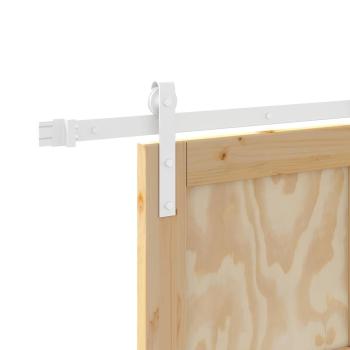 Schiebetür mit Beschlägen 86x198,5 cm Massivholz Kiefer, Innentür 'ORKDAL'86x198,5x4 cm Massivholz Kiefer