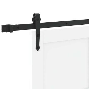 Schiebetür mit Hardware Set Weiß 78x211 cm Massivholz Kiefer, Innentür 'ORKDAL'Weiß 78x211x4 cm Massivholz Kiefer