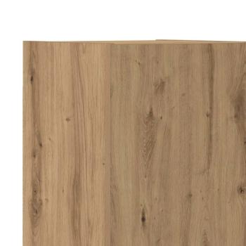 TV Schrank mit LED Lichtern Artisan Eiche 40,5x30x102 cm, TV Wandschränke mit LED Lichtern 2 Stück Artisan Eiche 80x30x30 cm