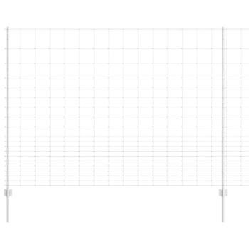 Zaunpfosten 22 Stück U-Profil 160 cm Feuerverzinkter Stahl, Feldzaun 1,6x25 m Feuerverzinkter Stahl