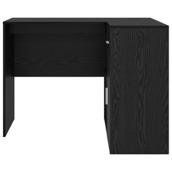 Eckschreibtisch Schwarz Eiche 102x88x75 cm Holzwerkstoff