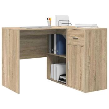 Eck-Schreibtisch mit Schubladen Sonoma-Eiche 102 x 88 x 75 cm