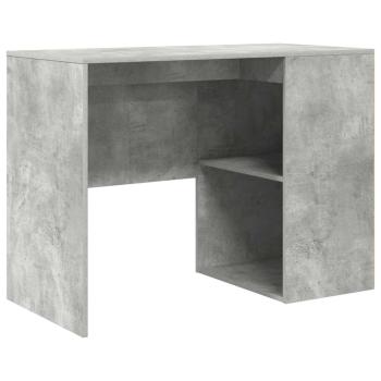 Eckschreibtisch Beton Grau 102x88x75 cm Holzwerkstoff