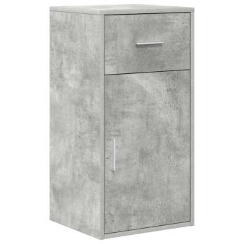 Eck-Schreibtisch mit Schubladen Beton Grau 102 x 88 x 75 cm