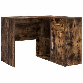 Eckschreibtisch Geräucherte Eiche 102x88x75 cm Holzwerkstoff