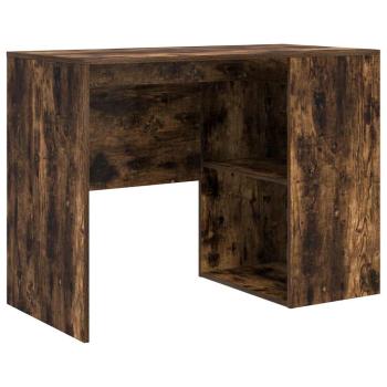 Eckschreibtisch Geräucherte Eiche 102x88x75 cm Holzwerkstoff