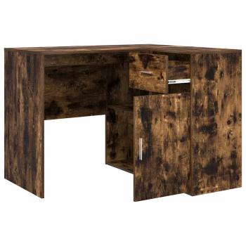 Eckschreibtisch Geräucherte Eiche 102x88x75 cm Holzwerkstoff