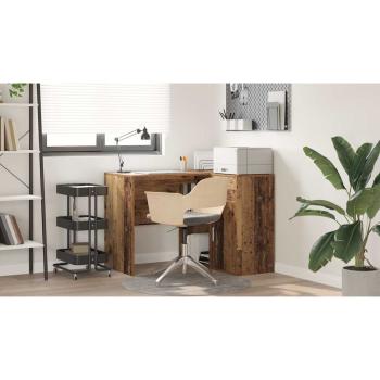 Eckschreibtisch Alter Holz 102x88x75 cm Holzwerkstoff