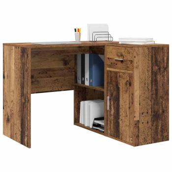 Eckschreibtisch Alter Holz 102x88x75 cm Holzwerkstoff
