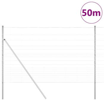 Ground Fix Geschweißter Drahtzaun 50 x 1,5 m Verzinkter Stahl