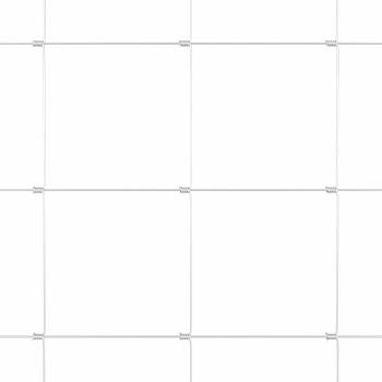 Feldzaun 1x25 m Verzinkter Stahl, Zaunpfähle mit Spike 13 Stück Ø32 mm 120 cm Verzinkter Stahl