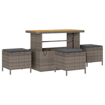 Garten-Sofa-Set 13 Stk. 12-Sitzanzahl Grau
