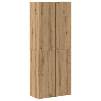 Büroschrank Set aus 2 Artisan Eiche Holzwerkstoff