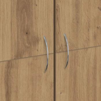 Büroschrank Set aus 2 Artisan Eiche Holzwerkstoff
