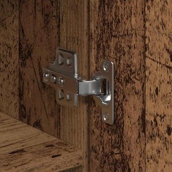 Highboard Altholz 80x35x180 cm Holzwerkstoff
