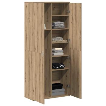 Highboard Artisan Oak 80x35x180 cm Sperrholz