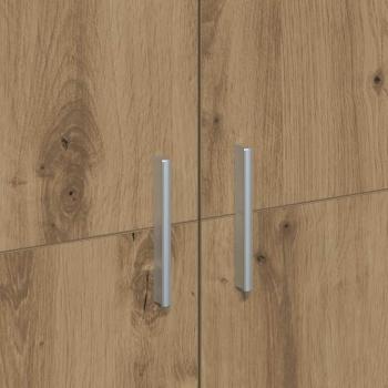 Highboard Artisan Oak 80x35x180 cm Sperrholz