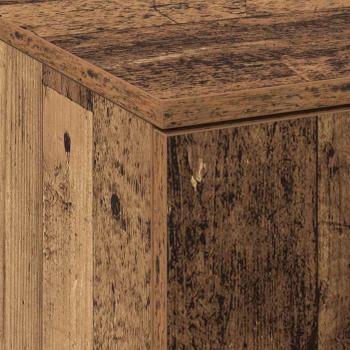 Highboard Altholz 60x35x180 cm Holzwerkstoff