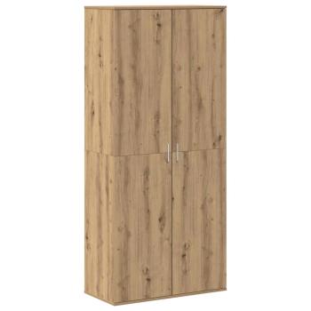 Highboard Kunsthandwerk-Eiche 80x39x178 cm Holzwerkstoff