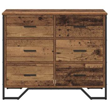 Kommode Altholz 91x35.5x74.5 cm Holzwerkstoff