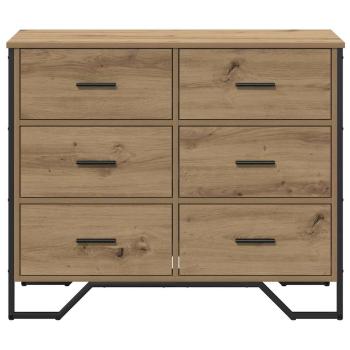 Kommode Artisan Eiche 91x35.5x74.5 cm Furnier
