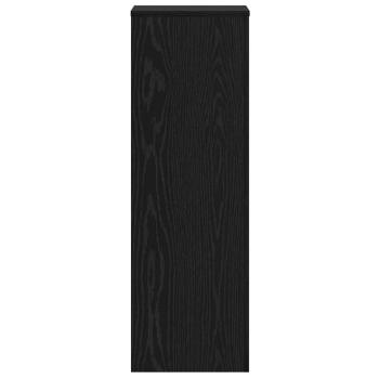 Pflanzenständer 2 Stk Schwarze Eiche 33x33x100 cm Holzwerkstoff, Pflanzenständer Schwarze Eiche 33x33x100 cm Holzwerkstoff
