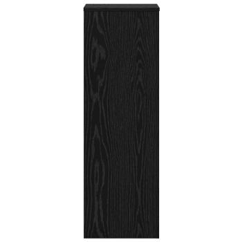 Pflanzenständer 2 Stk Schwarze Eiche 33x33x100 cm Holzwerkstoff, Pflanzenständer Schwarze Eiche 33x33x100 cm Holzwerkstoff