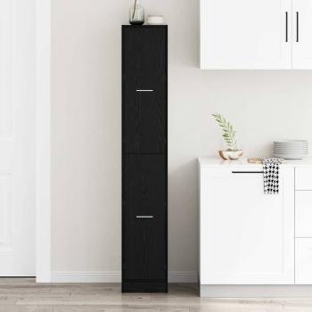 ARDEBO.de - Apotheker-Schrank Schwarze Eiche 30x41x174,5 cm Spanplatte
